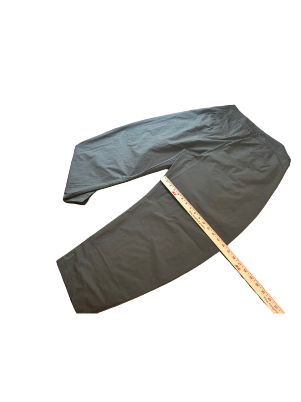 Free People Gabriette Barrel Trousers Size 12 Rubber Brown Pleated Pants - Picture 11 of 11